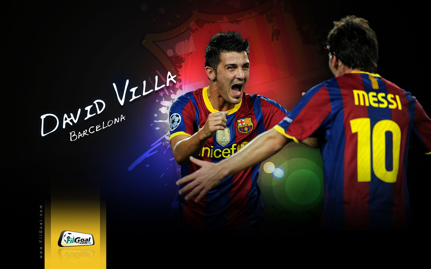 David Villa Fc Barcelona Wallpaper