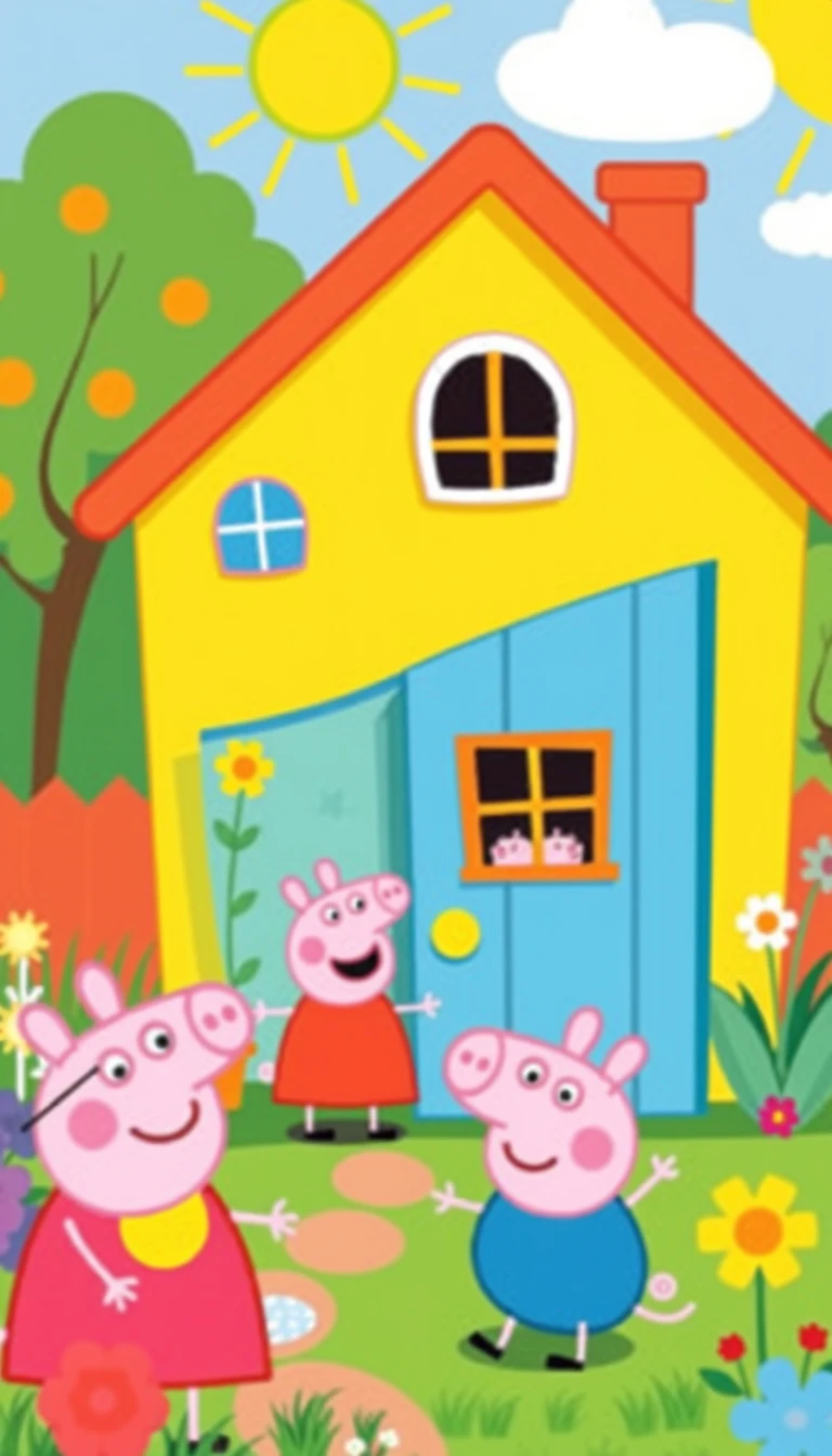 🔥 Free Download Peppa Pig House Wallpaper by @jrodriguez41 ...