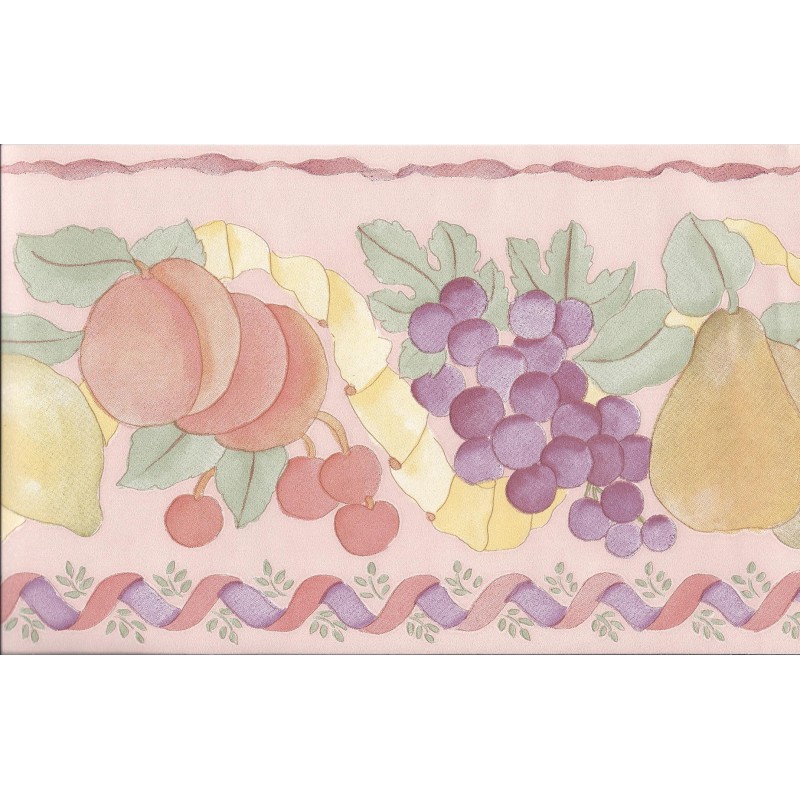 Free download Home Fruit Vinyl Wallpaper Border in Pink 561811 by