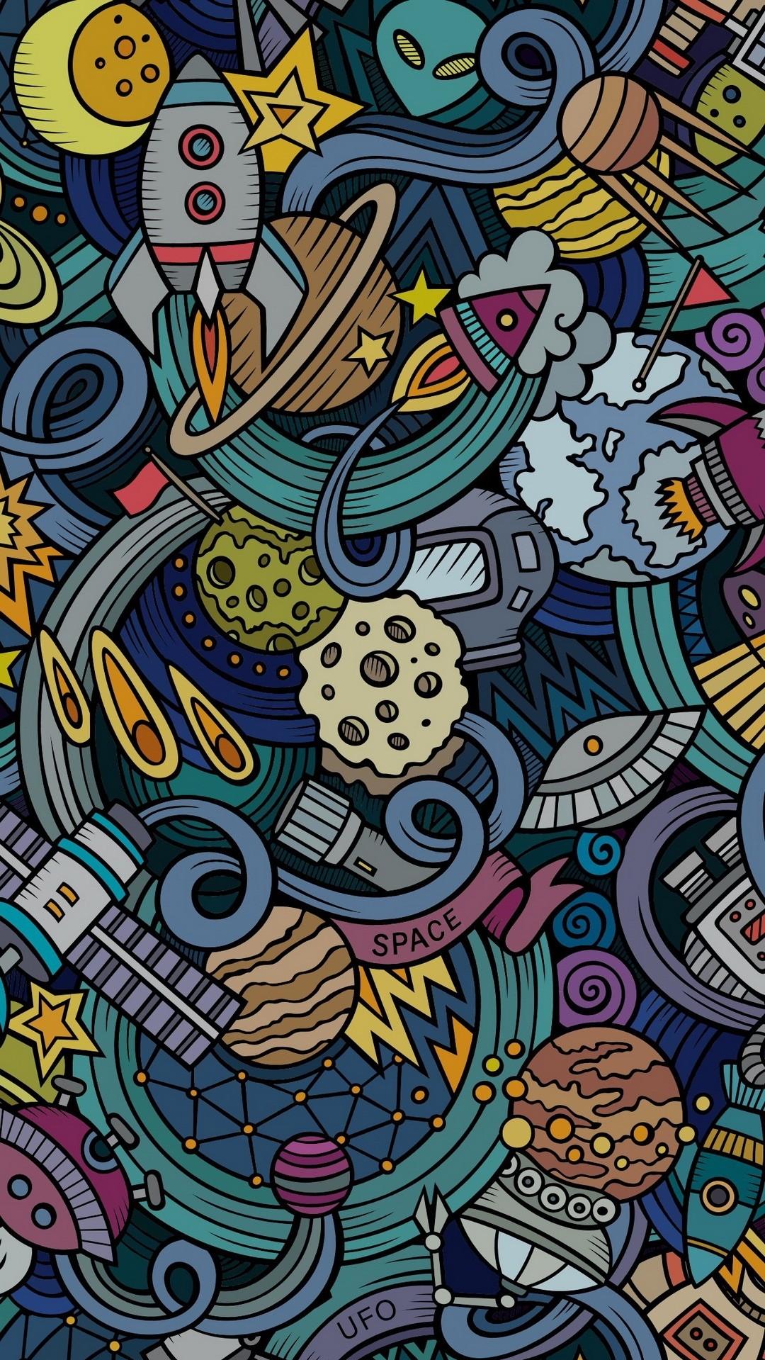 Colorful Art iPhone Wallpaper