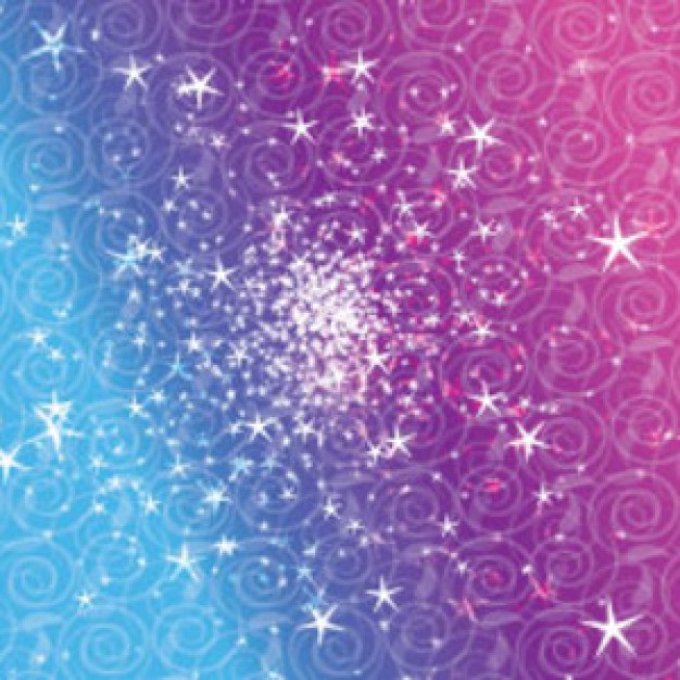Ornaments Design In Blue Purple Pink Background
