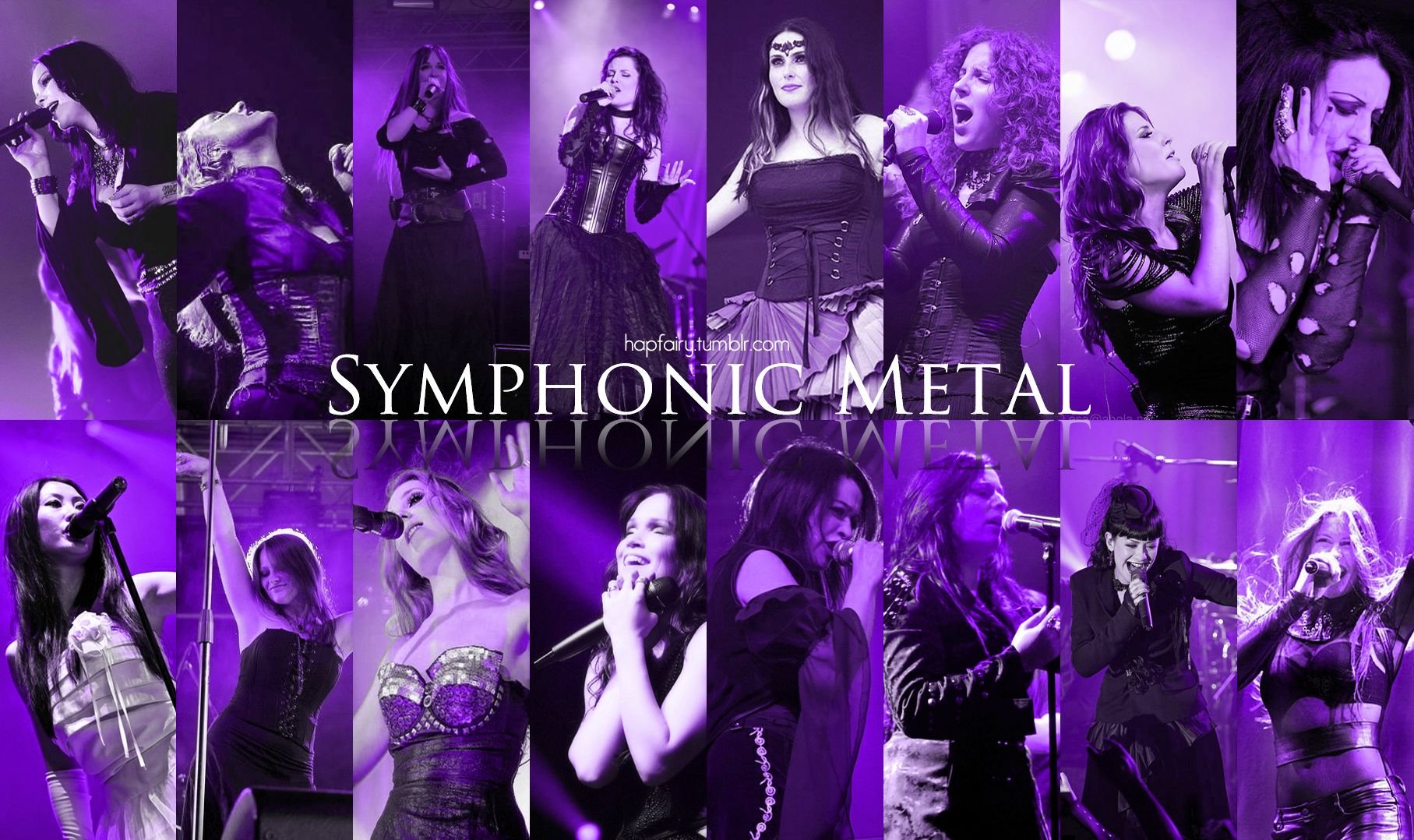 Symphonic Metal Heavy Gothic Rock Poster Concert Wallpaper Background