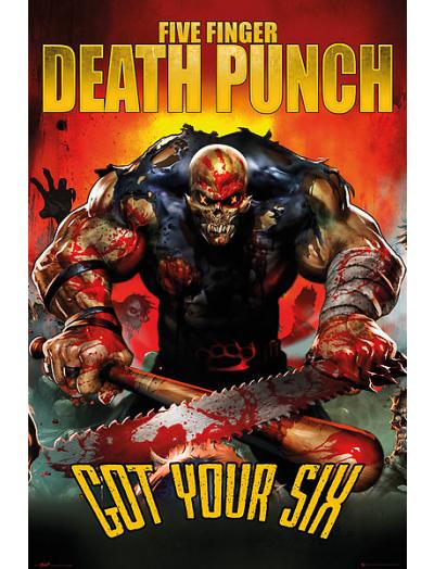  Finger Death Punch Poster Hoch 61 x 915 cm Got your six EMP