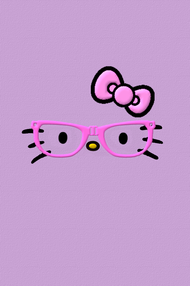 Droidsr4girls Hello Nerdy Kitty Face Wallpaper