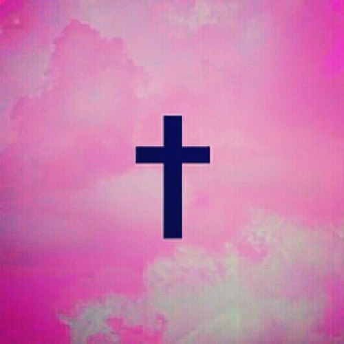 Pink Cross On