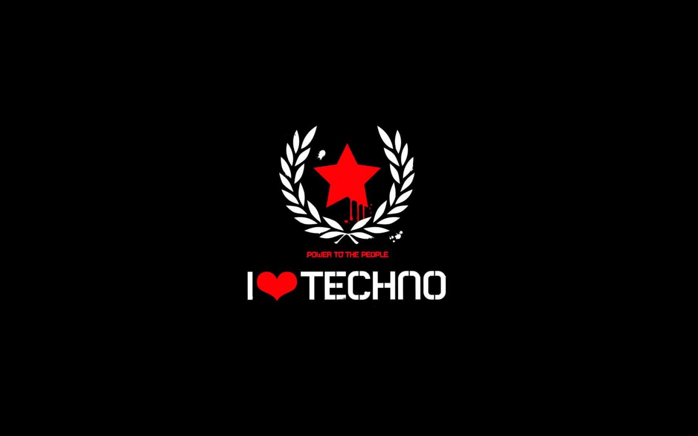 I Love Techno Wallpaper Music And Dance
