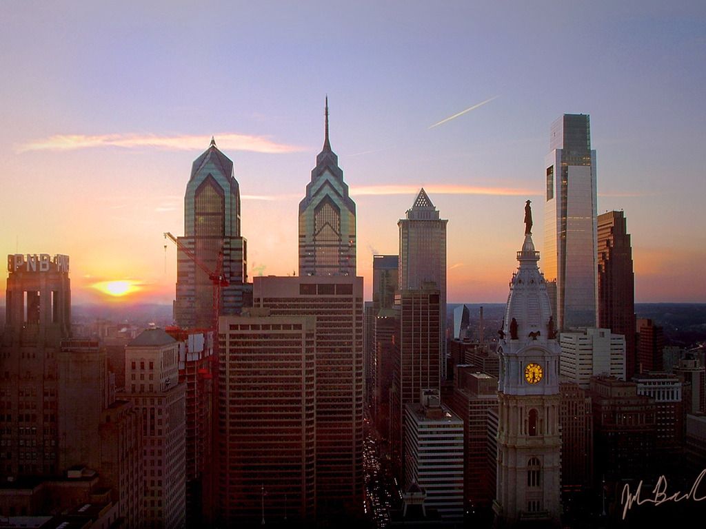 Philly Skyline Wallpaper Group