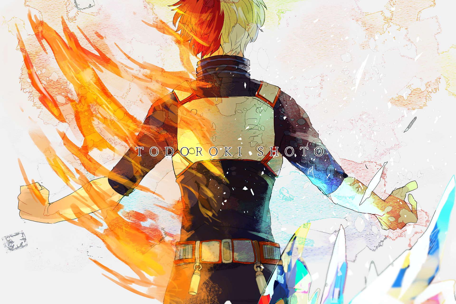 Shoto Todoroki Hd Wallpaper