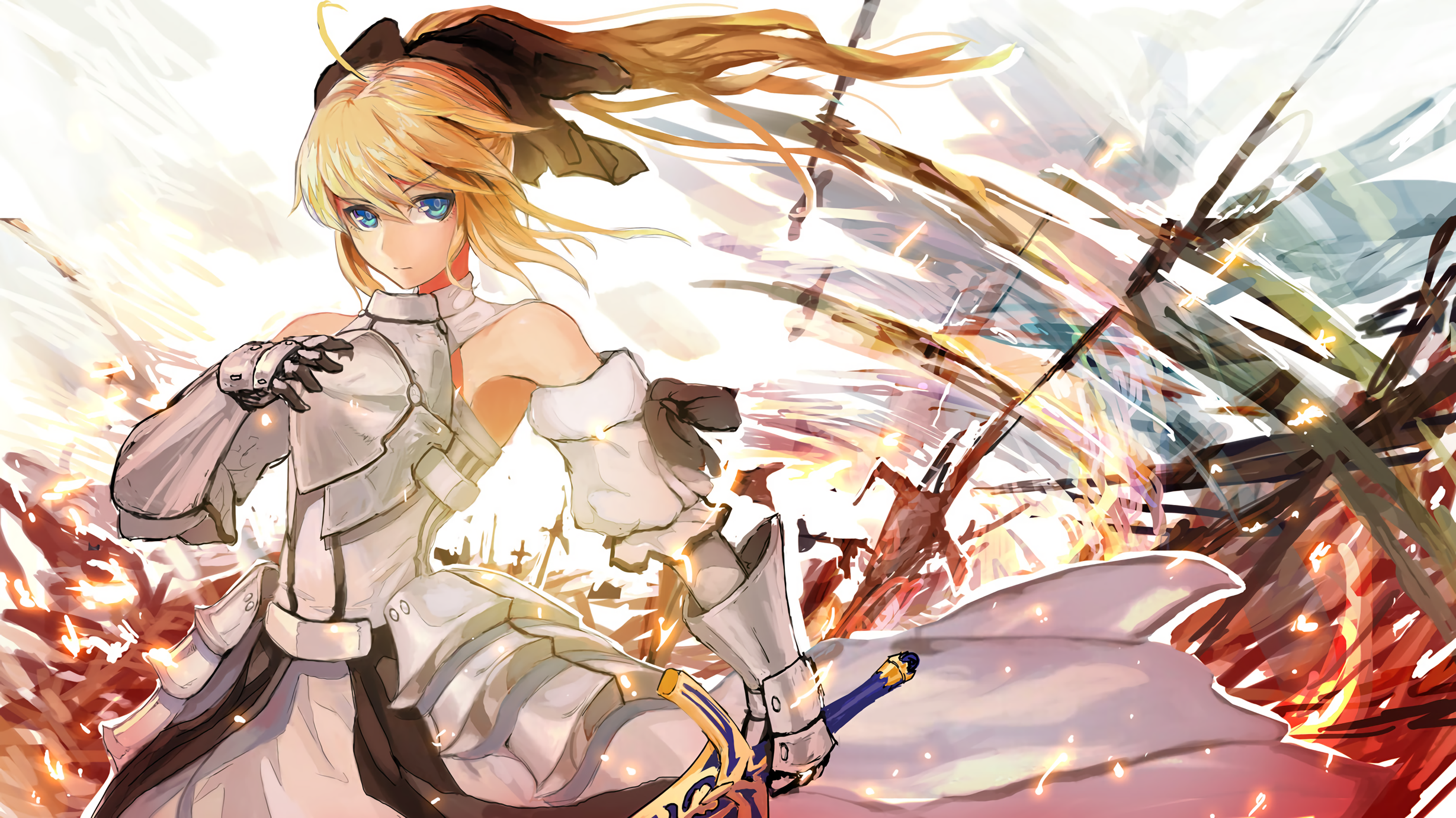 Anime Girls Fate Series Saber Lily