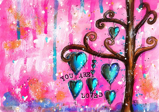 Mixed Media Wallpaper You Are Loved Creative Creations By Andrea