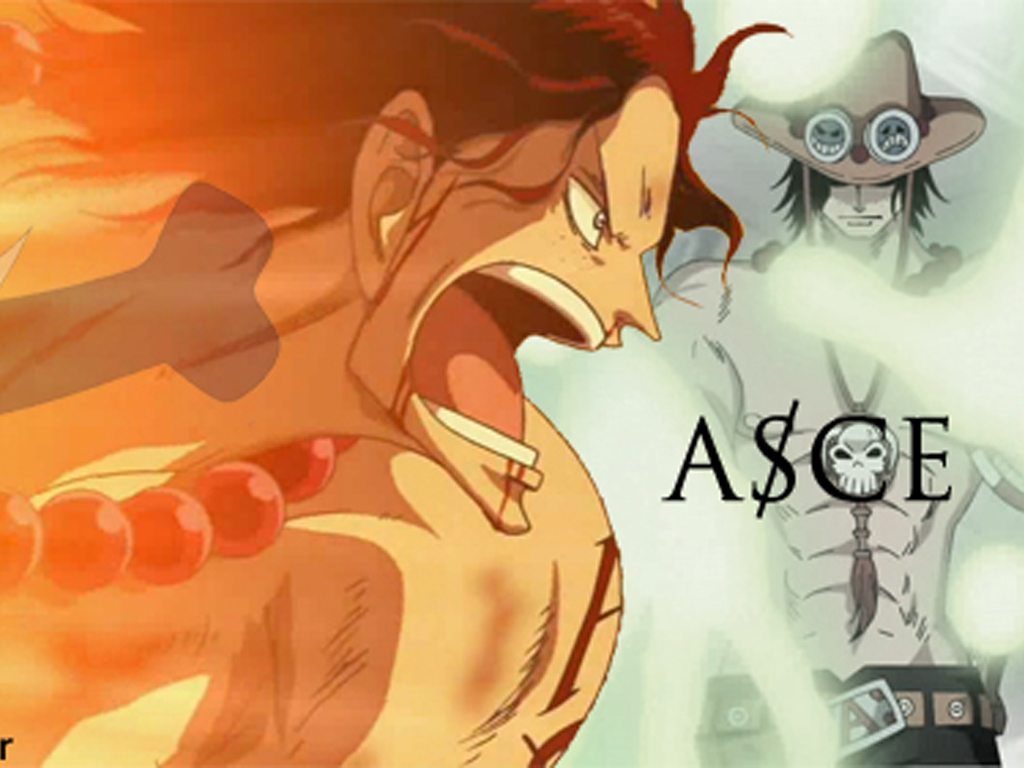 One Piece Ace Wallpaper Attacking