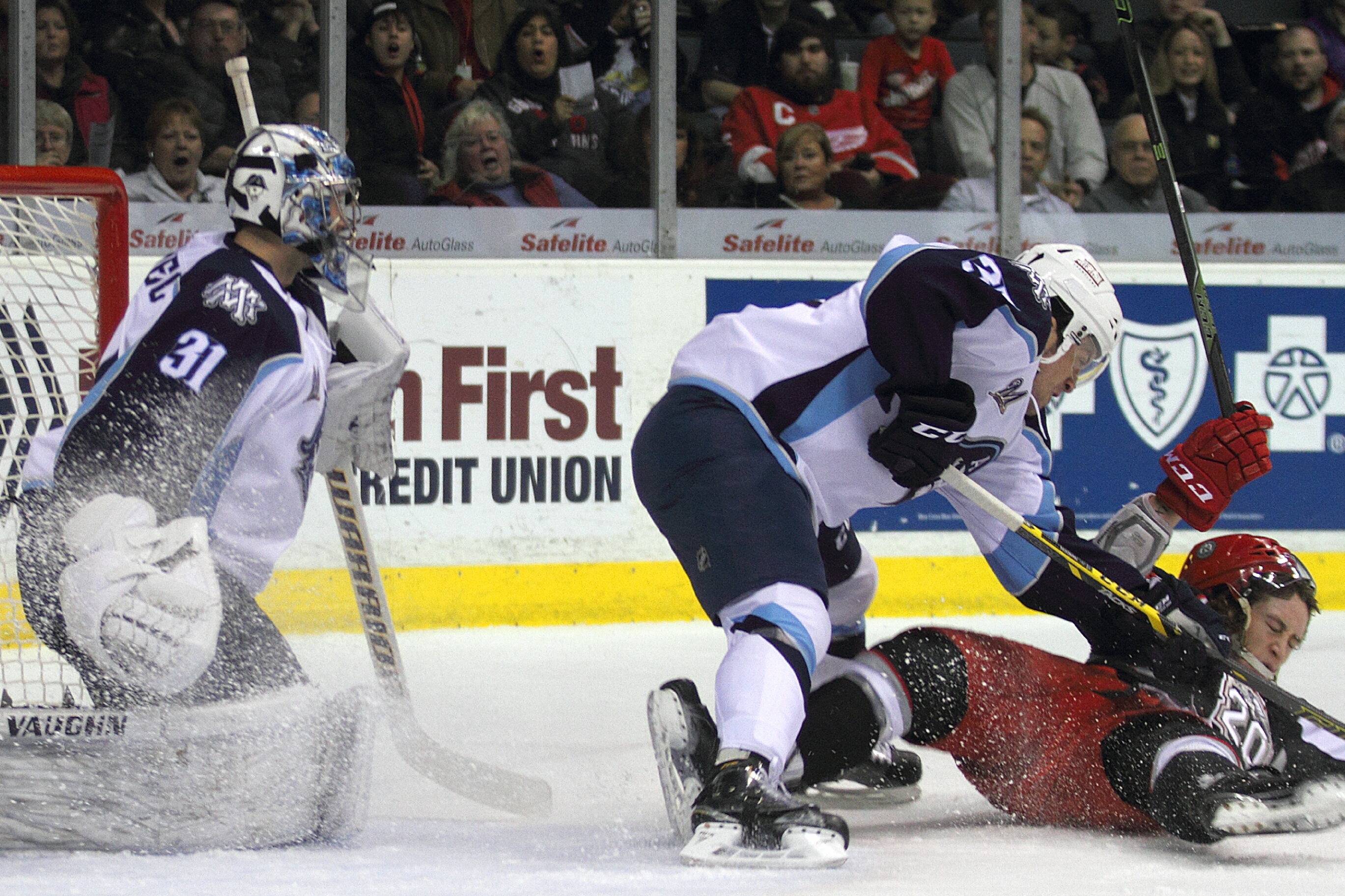 Coreau Stopped All Shots In Goal To Lead The Grand Rapids Griffins