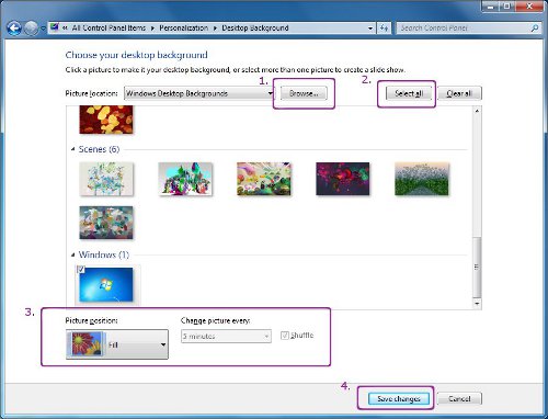 Windows Slideshow Desktop Ronin Gr