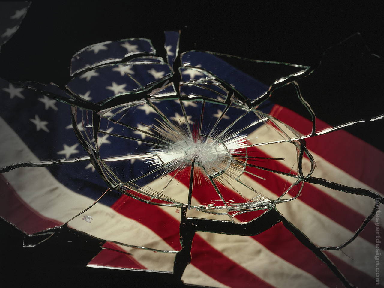 Download America wallpaper american flag glass