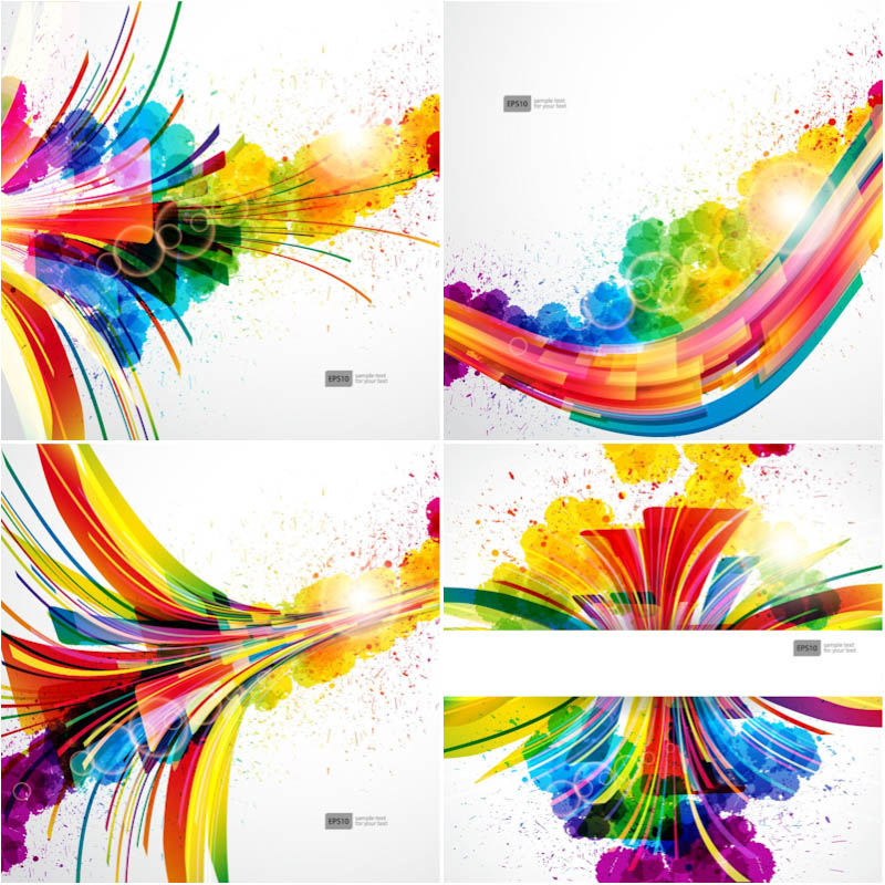 Bright Abstract Background Vector