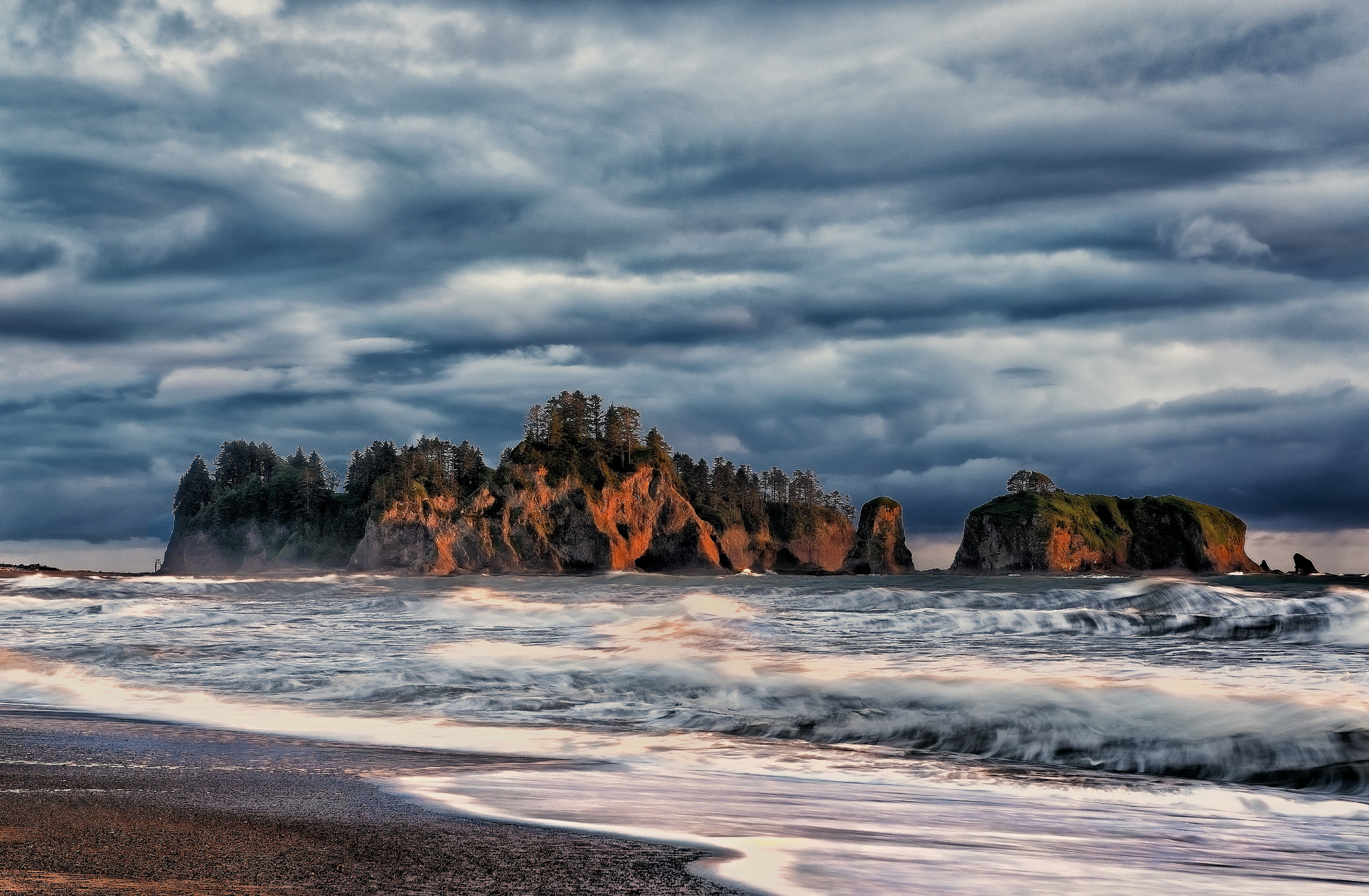 High Quality Picture Of Rialto Beach Rocks Wallpaper