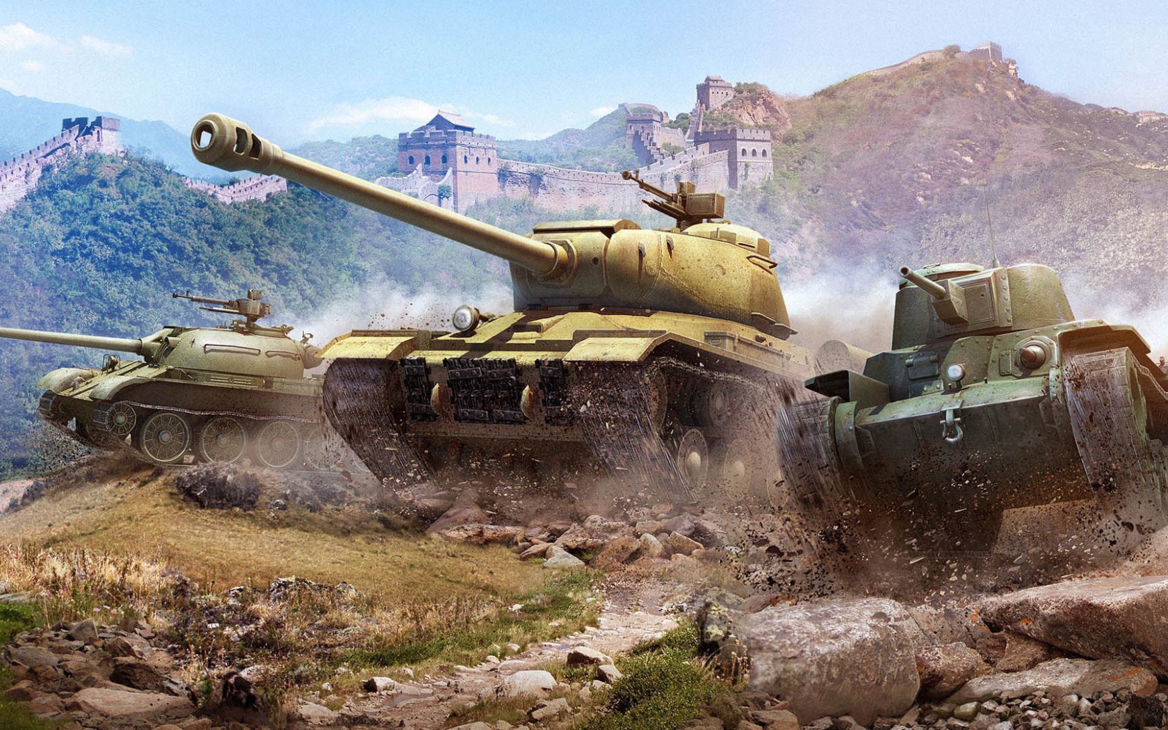 World of Tanks Tanks of all classes Desktop wallpapers 1680x1050