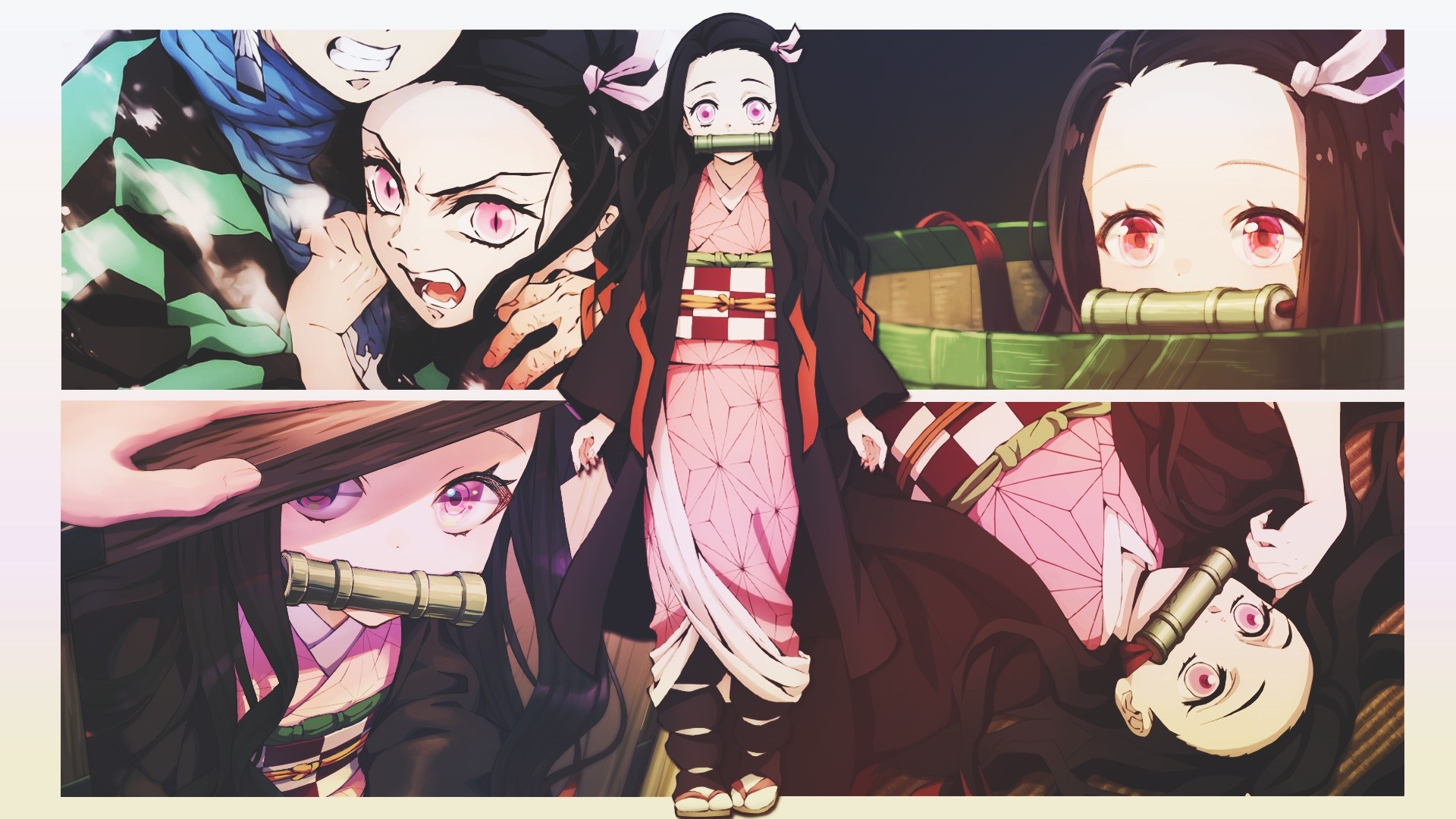 Anime Girl Kamado Nezuko Kimetsu No Yaiba HD Phone Wallpaper