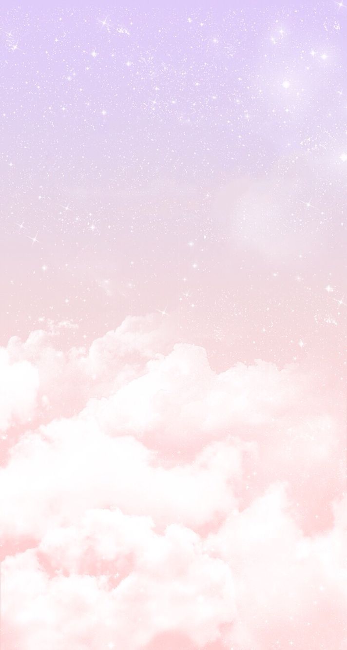 Candy Floss Clouds iPhone Wallpaper
