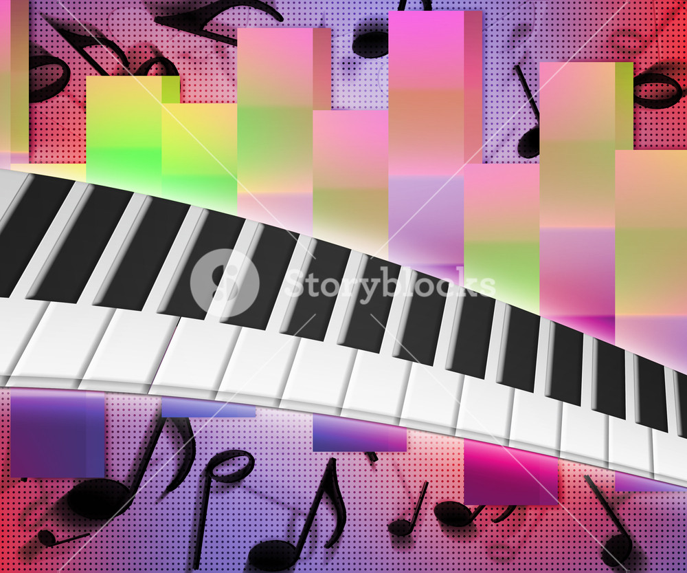 Piano Music Background Texture Royalty Stock Image