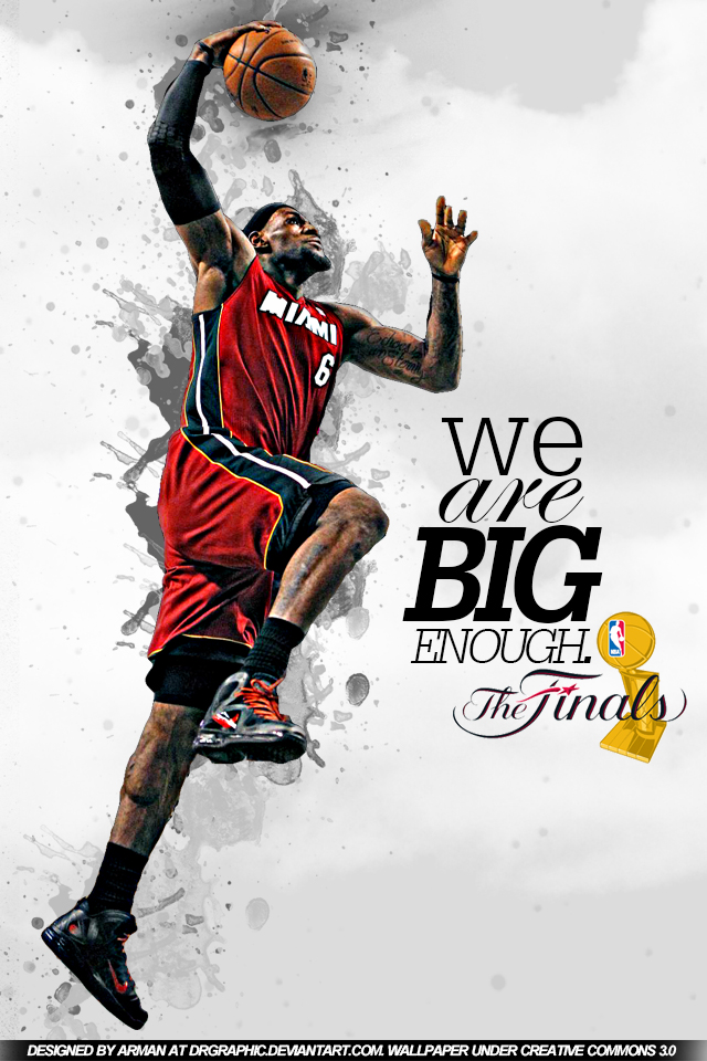 Lebron James Finals Wallpaper iPhone Version By Drgraphic On