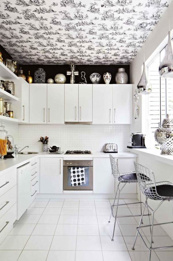 [43+] Black and White Kitchen Wallpaper on WallpaperSafari