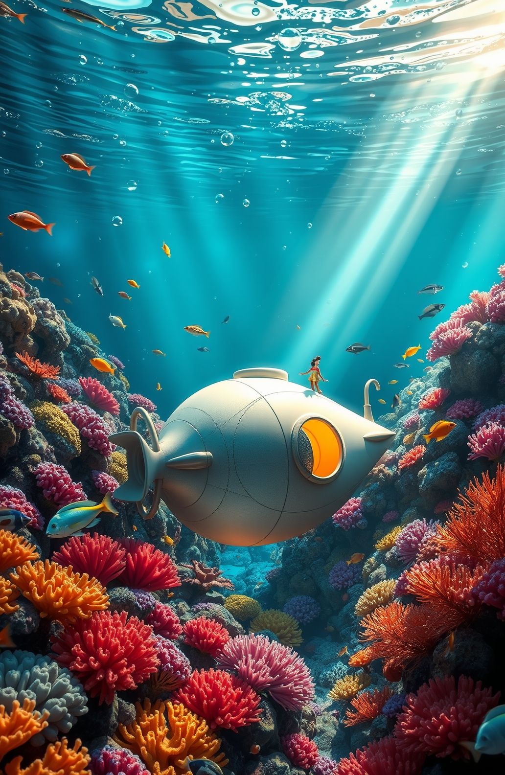 Disney Nautilus Submarine Wallpaper