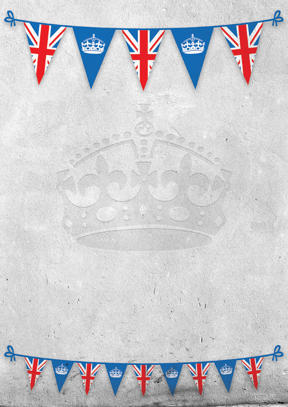 Jubilee Flags Poster Background Templates Background