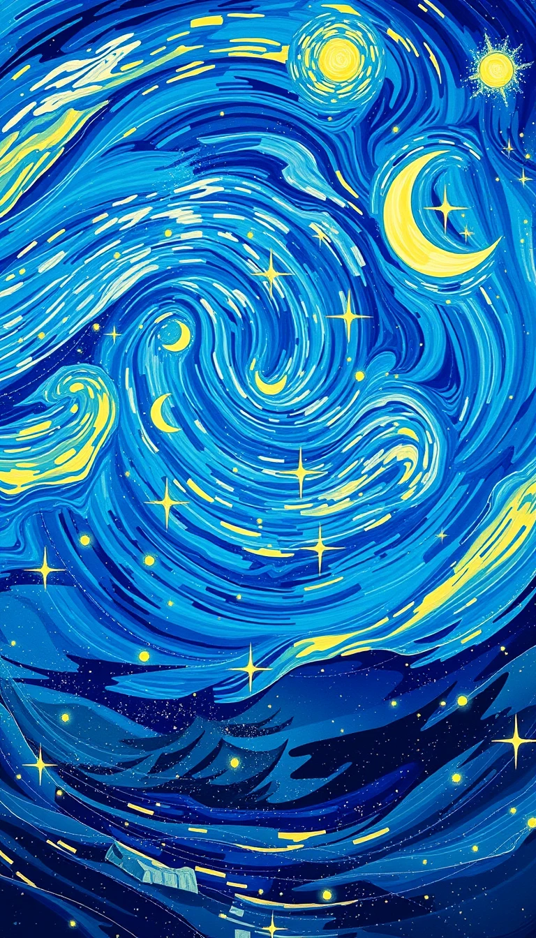 Starry Night Phone Wallpaper