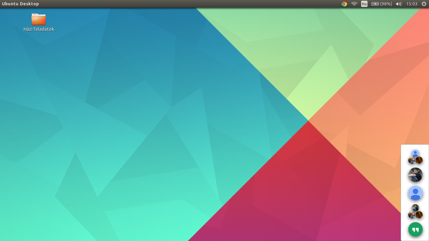 To Remove New Google Hangouts App S White Background Ask Ubuntu