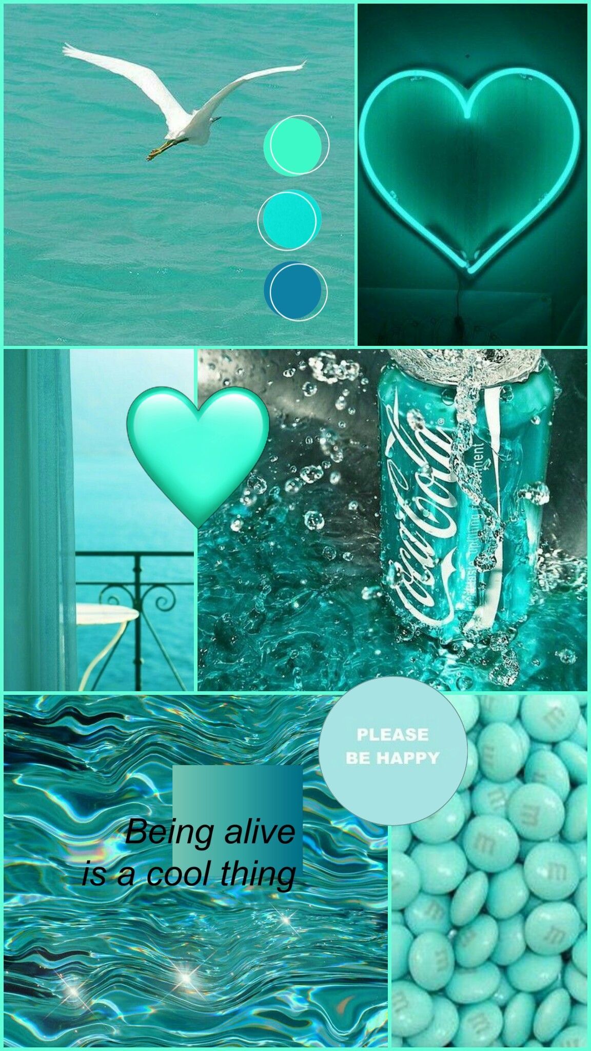 Turquoise Wallpaper On