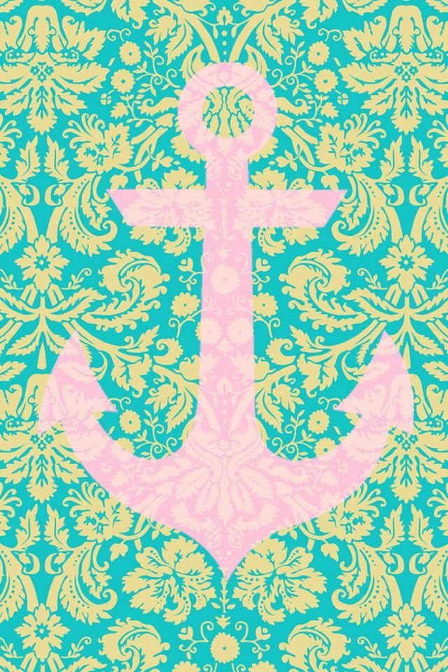Background For iPhone Wallpaper Pink Anchors