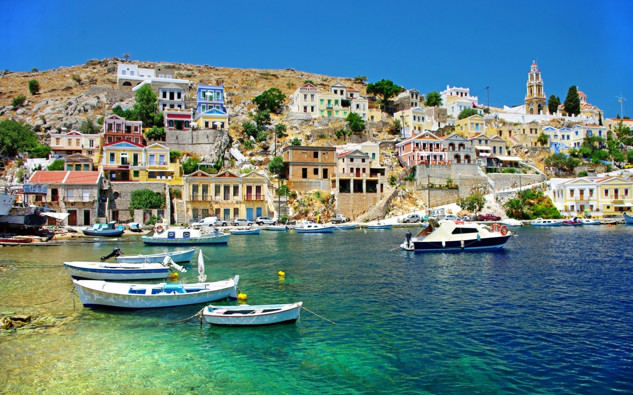 Greece Coast HD Wallpaper