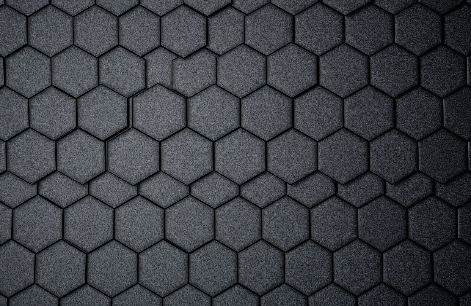 Black Hexagon Wallpaper