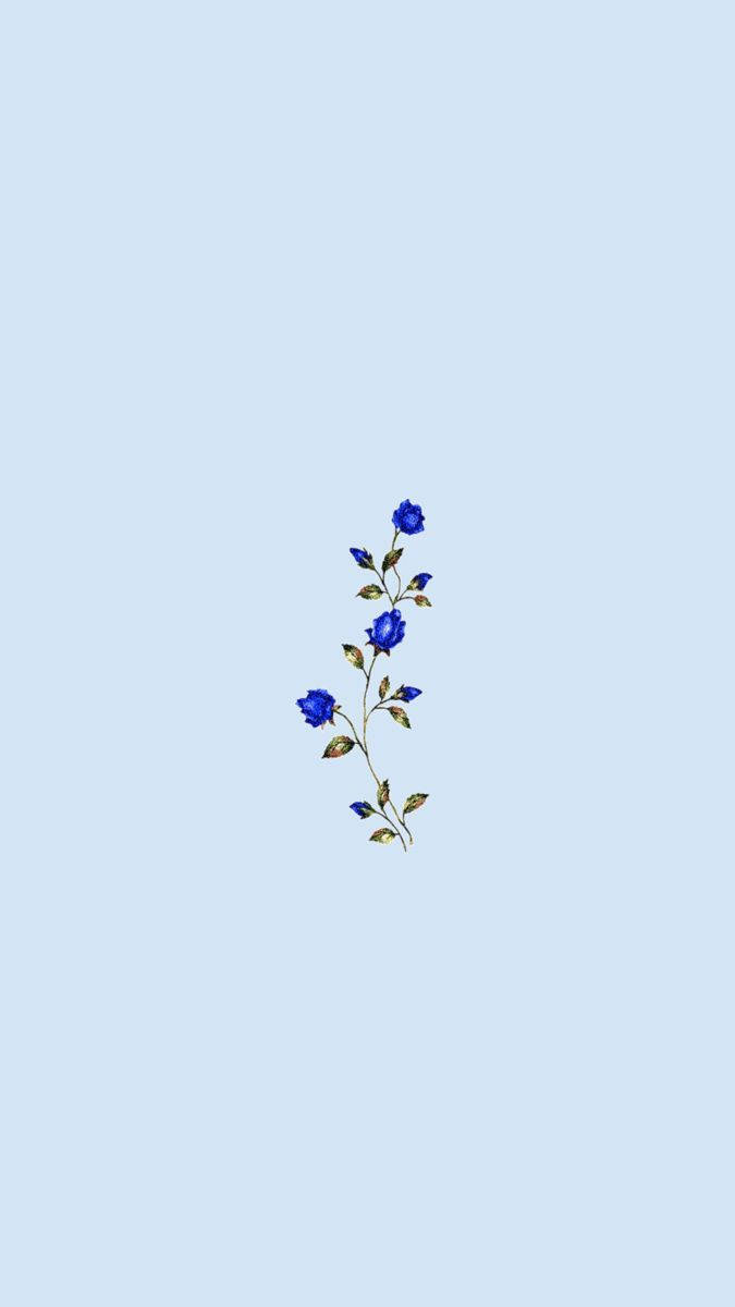 Simple Blue Aesthetic Wallpaper