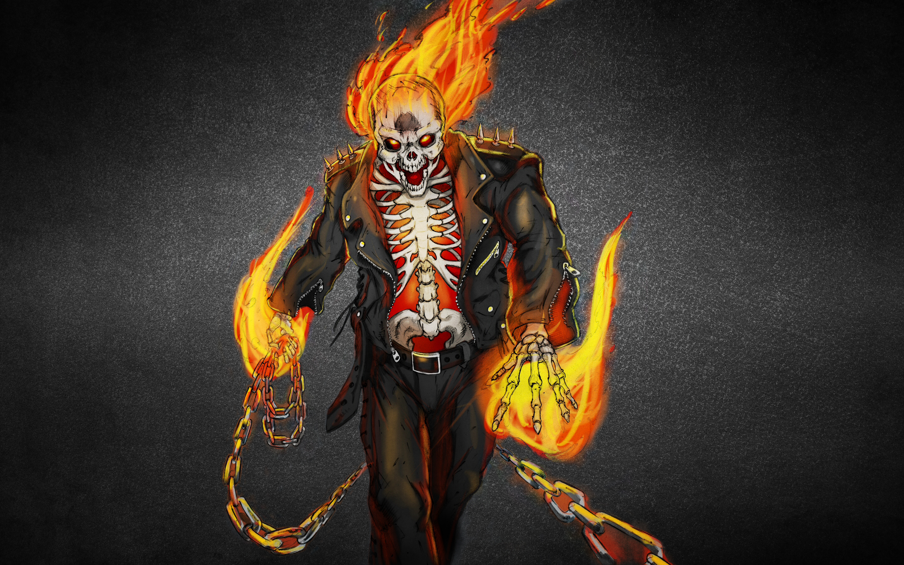 Fire Flame Skull Dark Background Wallpaper Photos Pictures