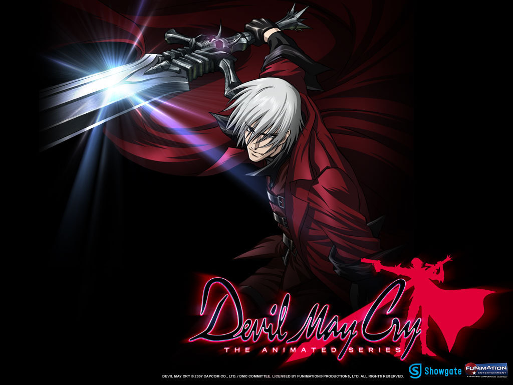 Devil May Cry Anime Image Dante Attacking HD Wallpaper