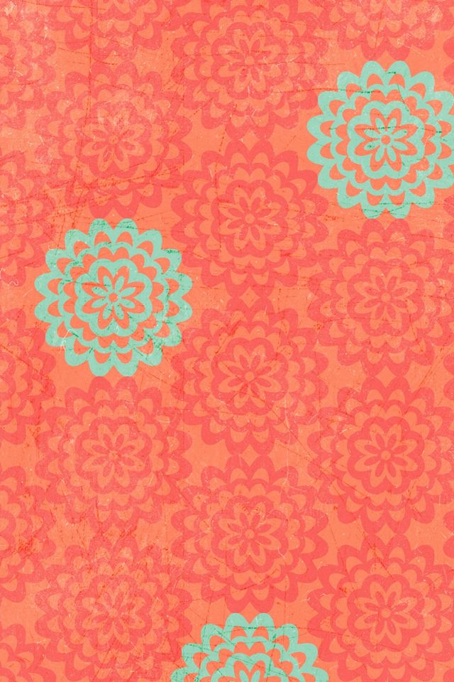 coral and turquoise background misc Pinterest 640x960