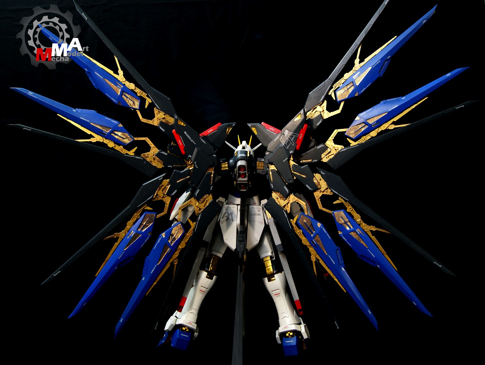 PG 160 Strike Freedom Gundam Painted Build Photoreview Wallpaper 1600x1204