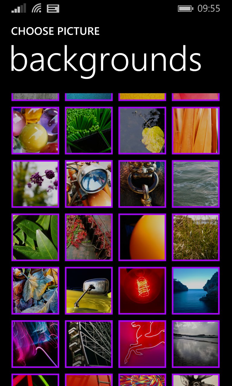 Although A Load Of Background Image Ship With Windows Phone They