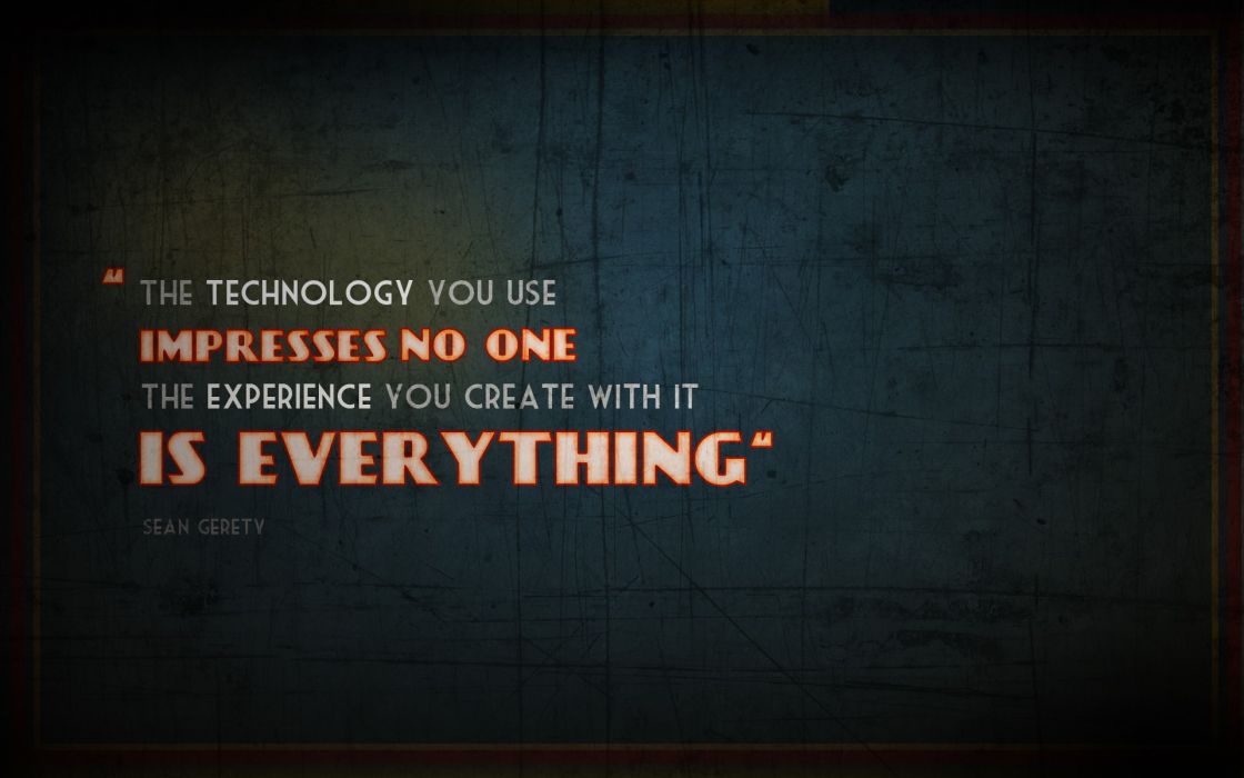 Text Quotes Typography Technologic Technical Wallpaper