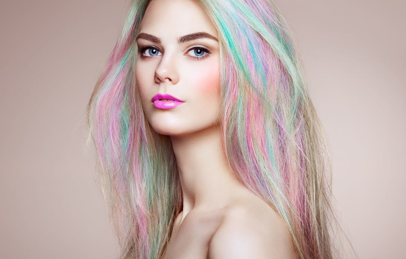 28 Colour Hair Girl Wallpapers On Wallpapersafari Images, Photos, Reviews