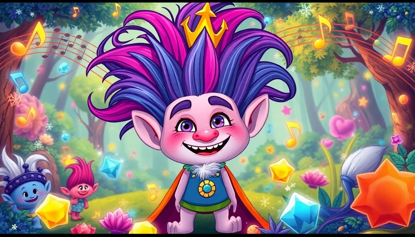 Trolls King Trollex Wallpaper