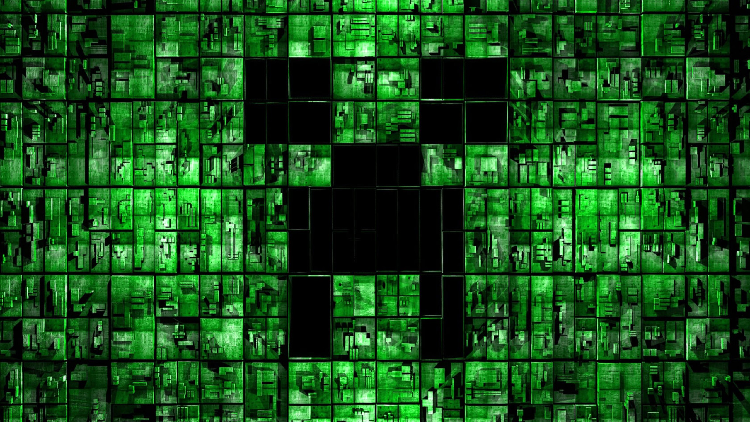 Minecraft Creeper Puter Wallpaper Desktop Background