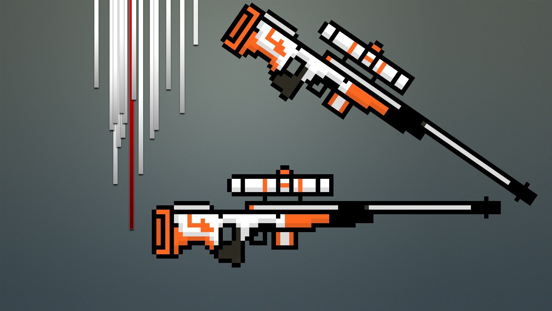 Awp Asiimov Counter Strike 2d Skins Gamebanana