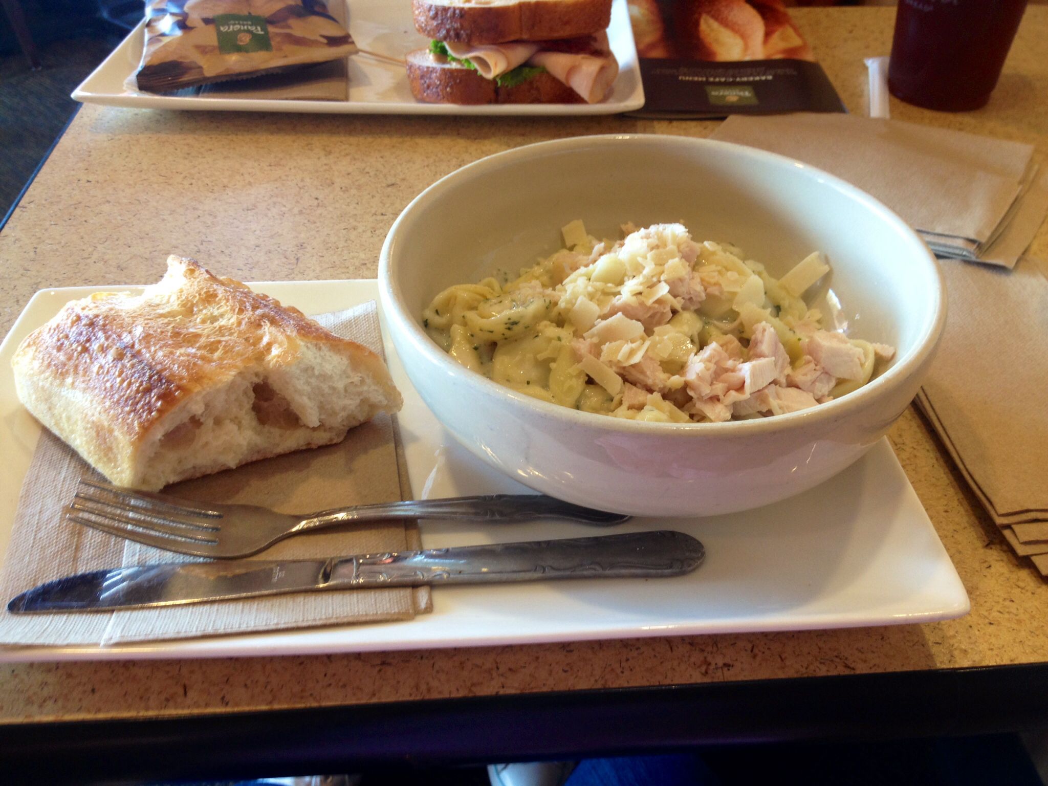Panera S Chicken Tortellini Alfredo Pasta Yummy Food