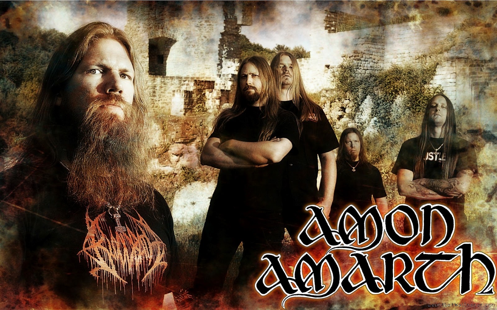 Death Band Wallpaper Amon amarth viking metal band