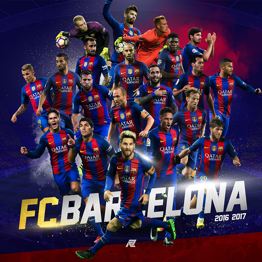 Fc Barcelona Posters On
