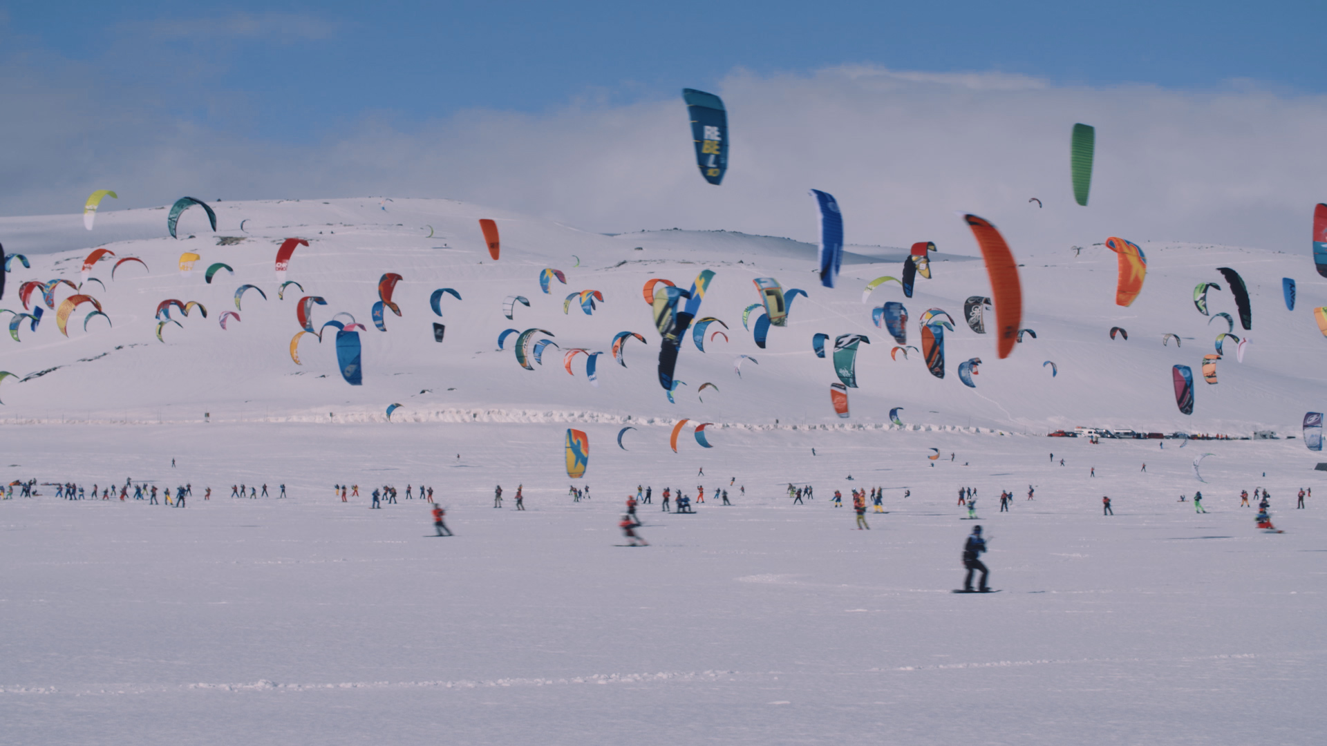 The World S Biggest Snowkiting Race Cnn Video