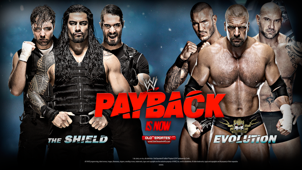 WWE Payback 2014 Wallpaper The ShieldEvolution by ConfoConfo on